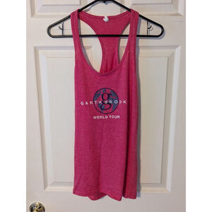 Women's Garth Brooks World Tour Tank Top XL Pink